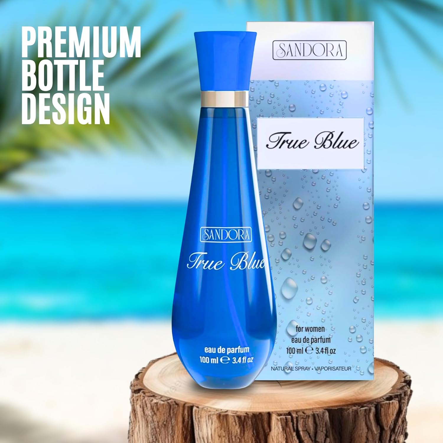 True Blue Woman Eau De Parfum Spray for Women – 100mL Affordable Long Lasting Perfume with Fresh Aquatic Fragrance & Floral Fresh Citrus Scent, Made with Premium Oils for Day & Night Use - Image 5