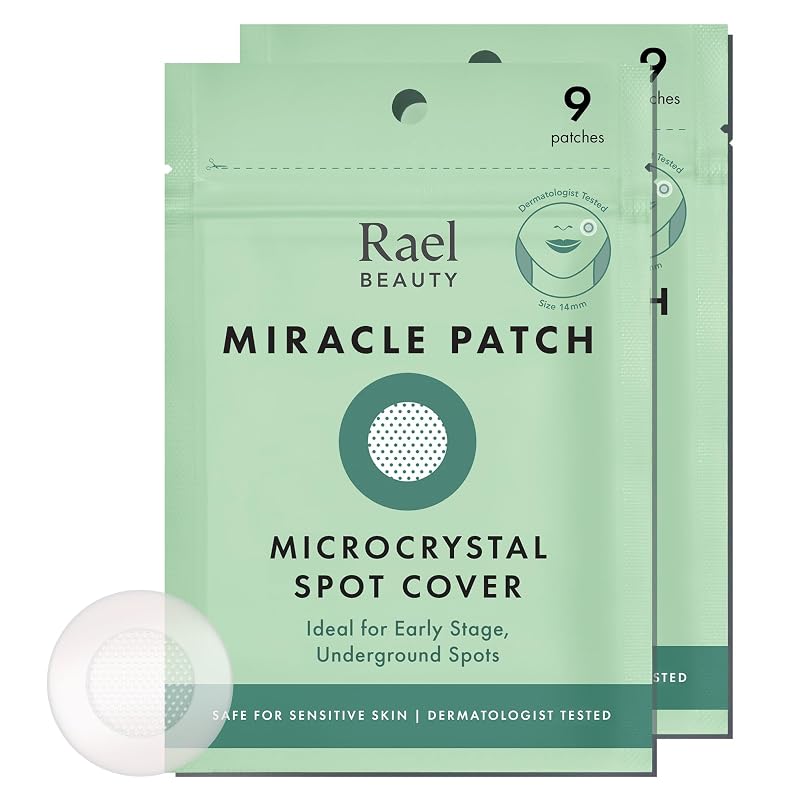 Rael Miracle Microcrystal Adesivos Hidrocoloides para Cuidados Localizados, 18 unidades