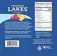 Vista 9 de Thousand Lakes Frutas liofilizadas (fresa, 1.2 onzas (paquete de 4))