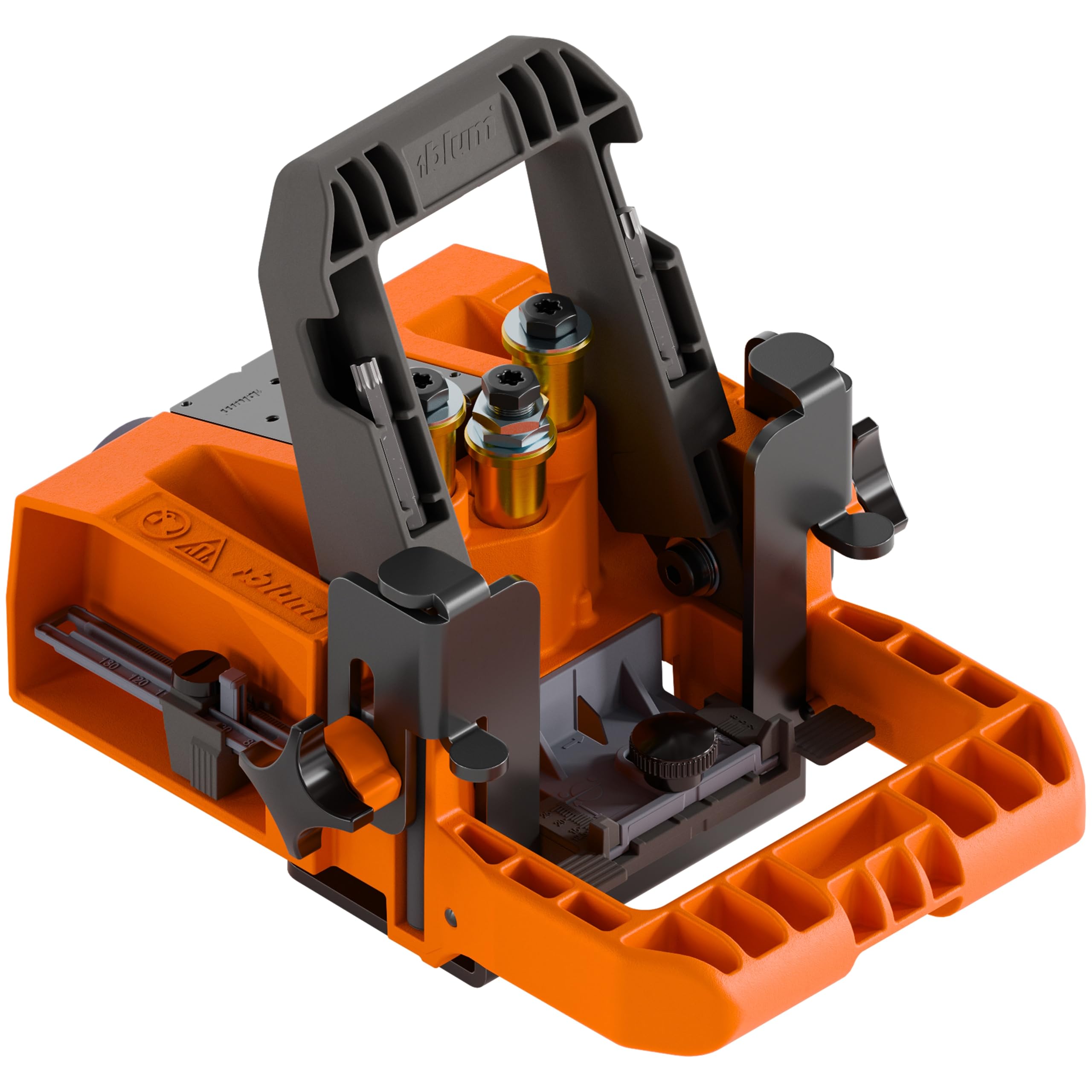 Blum Orange Ecodrill Hinges In No Time At All. Cabinet And Furniture Hinges Processing Aids, Pot Hinge Diameter = 35 Mm, Hinge, Vertical Drilling