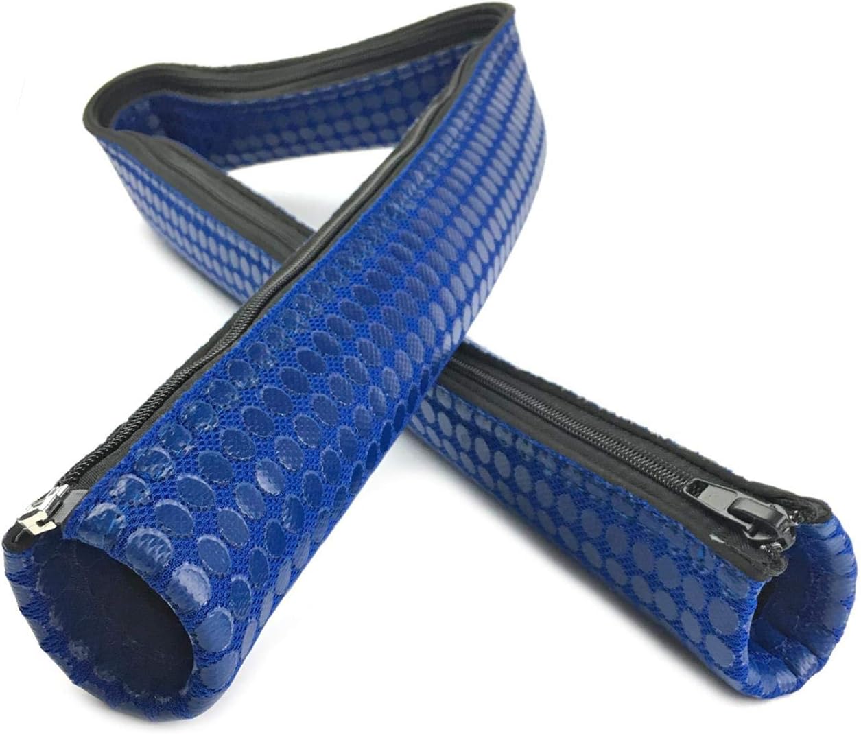 Pool Railing Handrail Comfort Covers 4-Feet Zippered Designed Neoprene Hand Grip Rail Nonslip Cover for Above Ground & Inground Pool Ladder Hand Rail (Royal Blue (2)