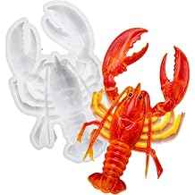 3D Lobster Silicone Mold for Epoxy/UV Resin Casting DIY Craft Art Decors
