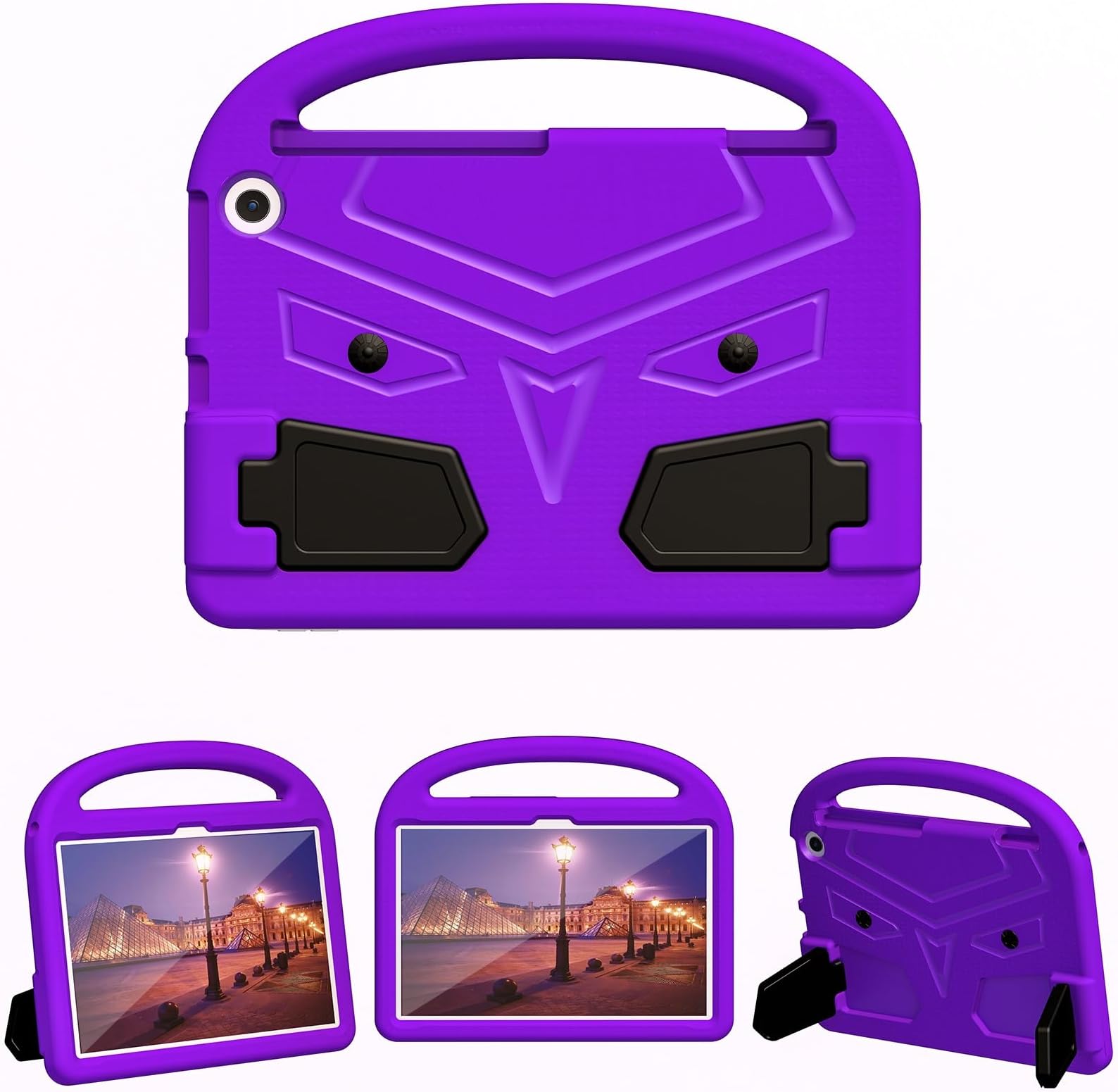 Travel on Tablet Case Compatible with Tablet Compatible with Kids Compatible with Kindle Fire Max 11 Version 2023/HD 11 - Lightweight, Shockproof, Protective EVA Handle with Suppor