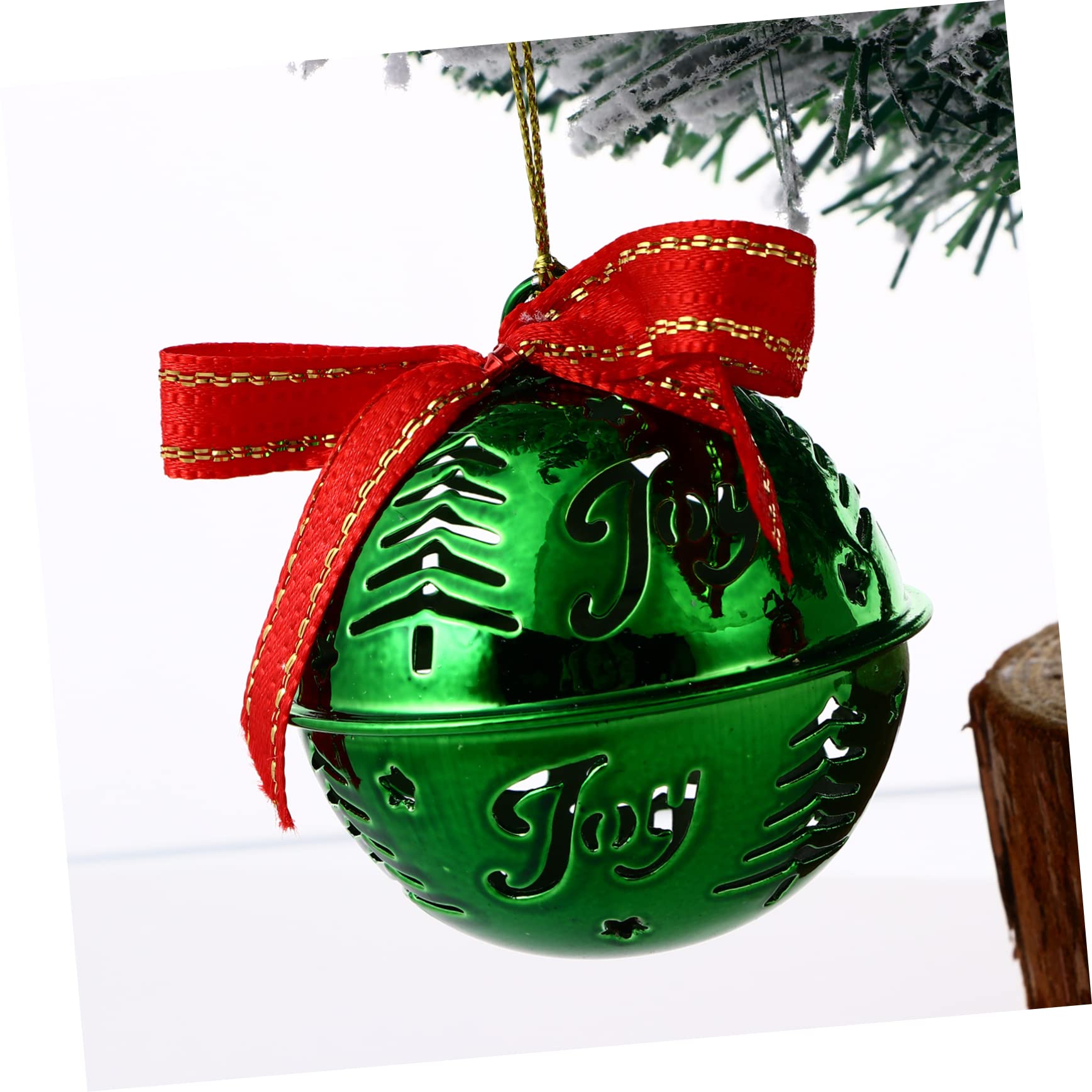 IMIKEYA 12pezzi Campanelle Natalizie Pendenti Decorazioni Sospese per Albero di Natale Ornamenti Allungati