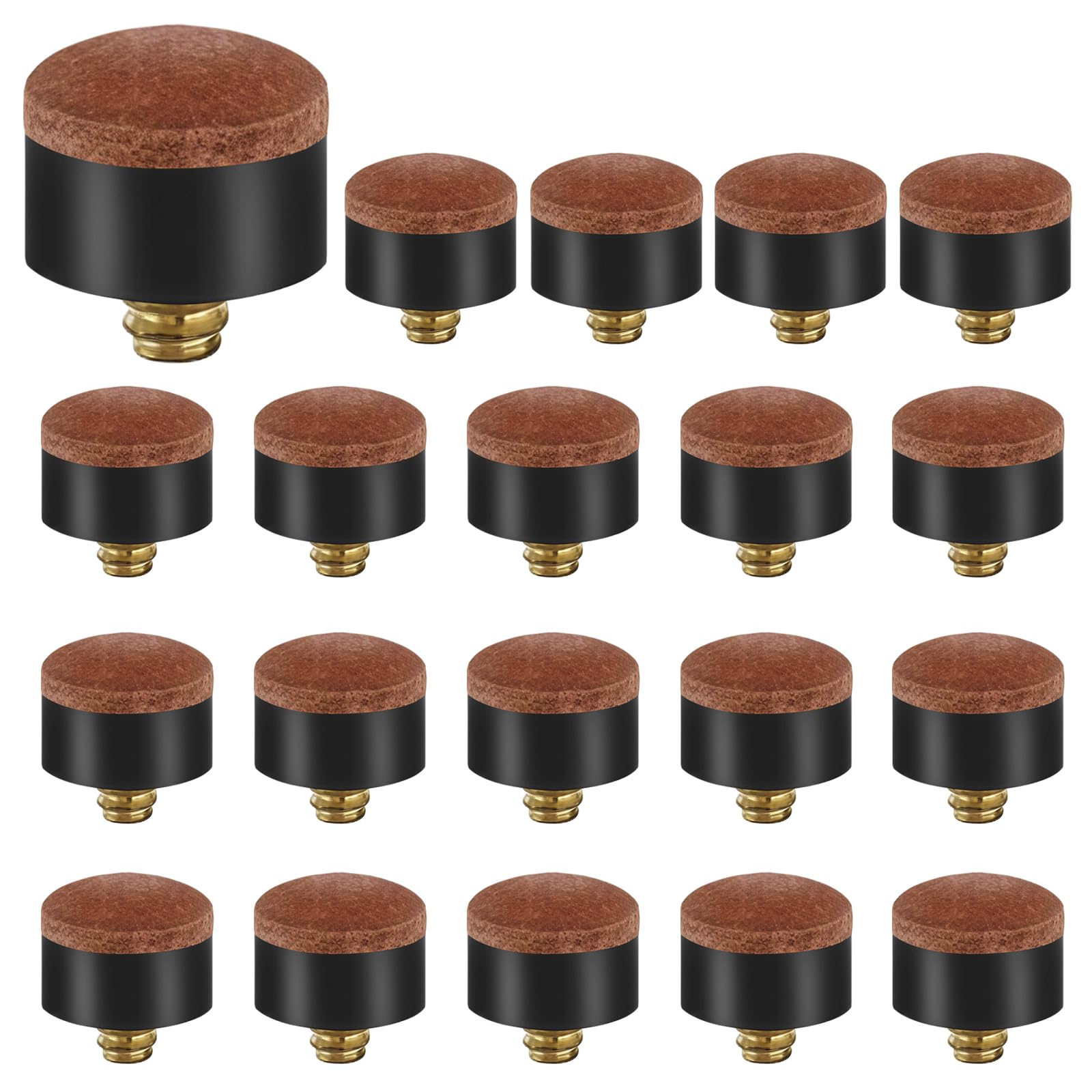 20Pcs Vis à Filetage Marron