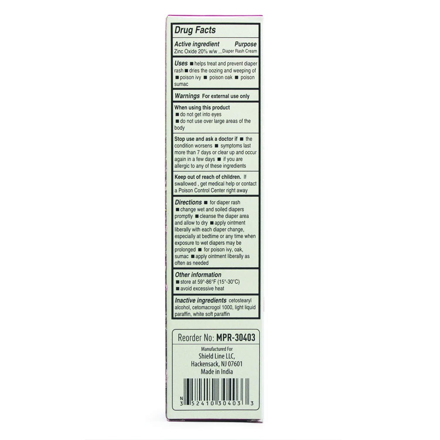 Medpride Zinc Oxide Ointment 1 Oz Tube First Aid Home Essentials for