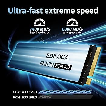 新品 2TB SSD EDILOCA EN855 PCIe 4.0 M.2 Ediloca EN855 M.2 SSD PCle 4.0x4