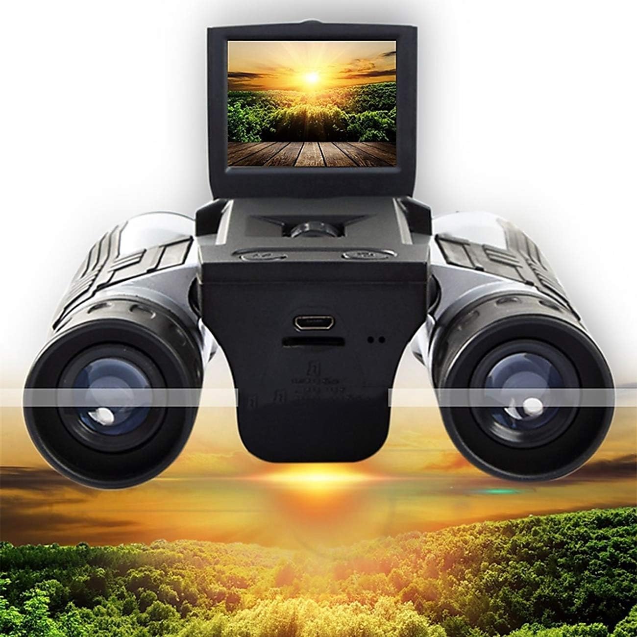 binocolo per adulti compatto con fotocamera