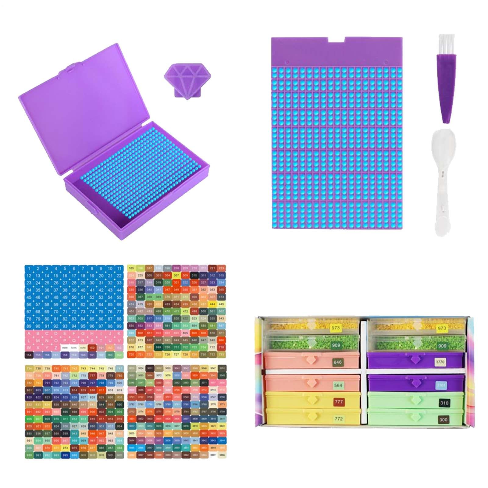 Rangement pour art en strass idéal pour organiser vos soirées de loisirs créatifs