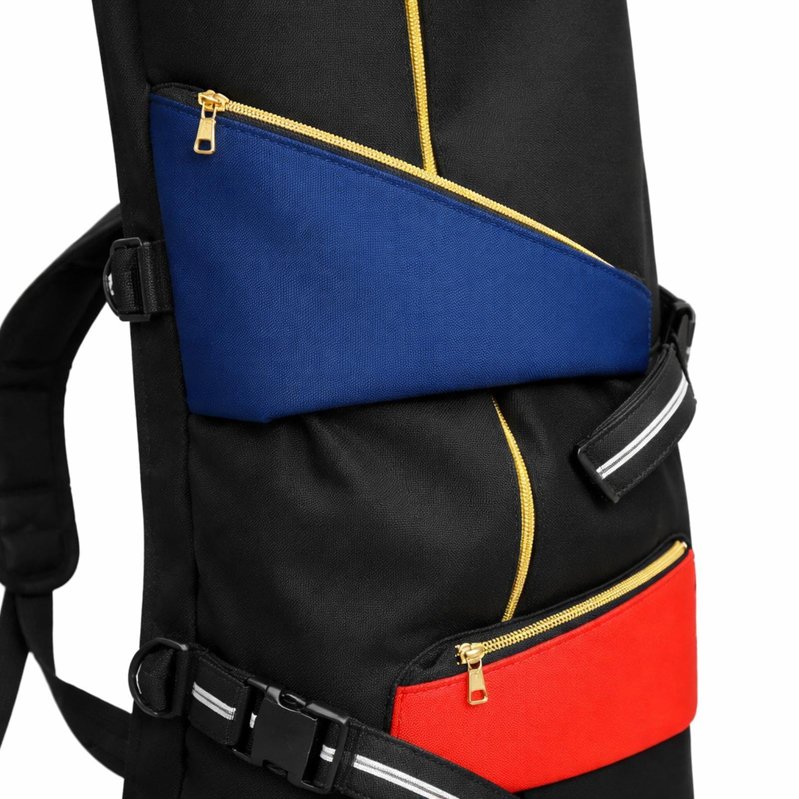 Baoblaze Sac de Transport pour Planche à roulettes Sac Polyvalent Skateboard Bandoulière Réglable Poches Multiples Oxford Résistant Adapté Aux Jeunes Pratique