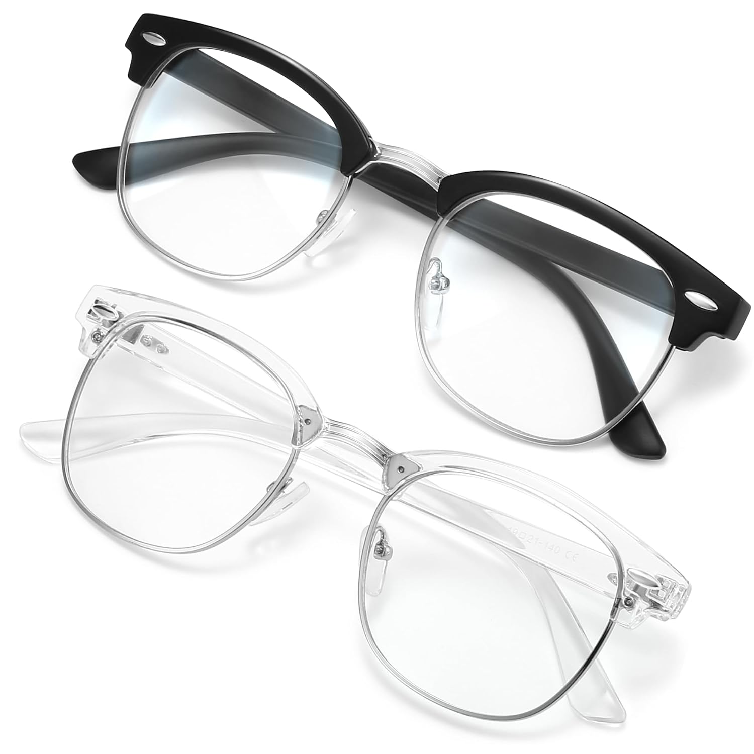 racico Computer Blue Light Blocking Glasses Blue Light Glasses Men Women Anti Blu-Ray Gaming Glasses Lenses