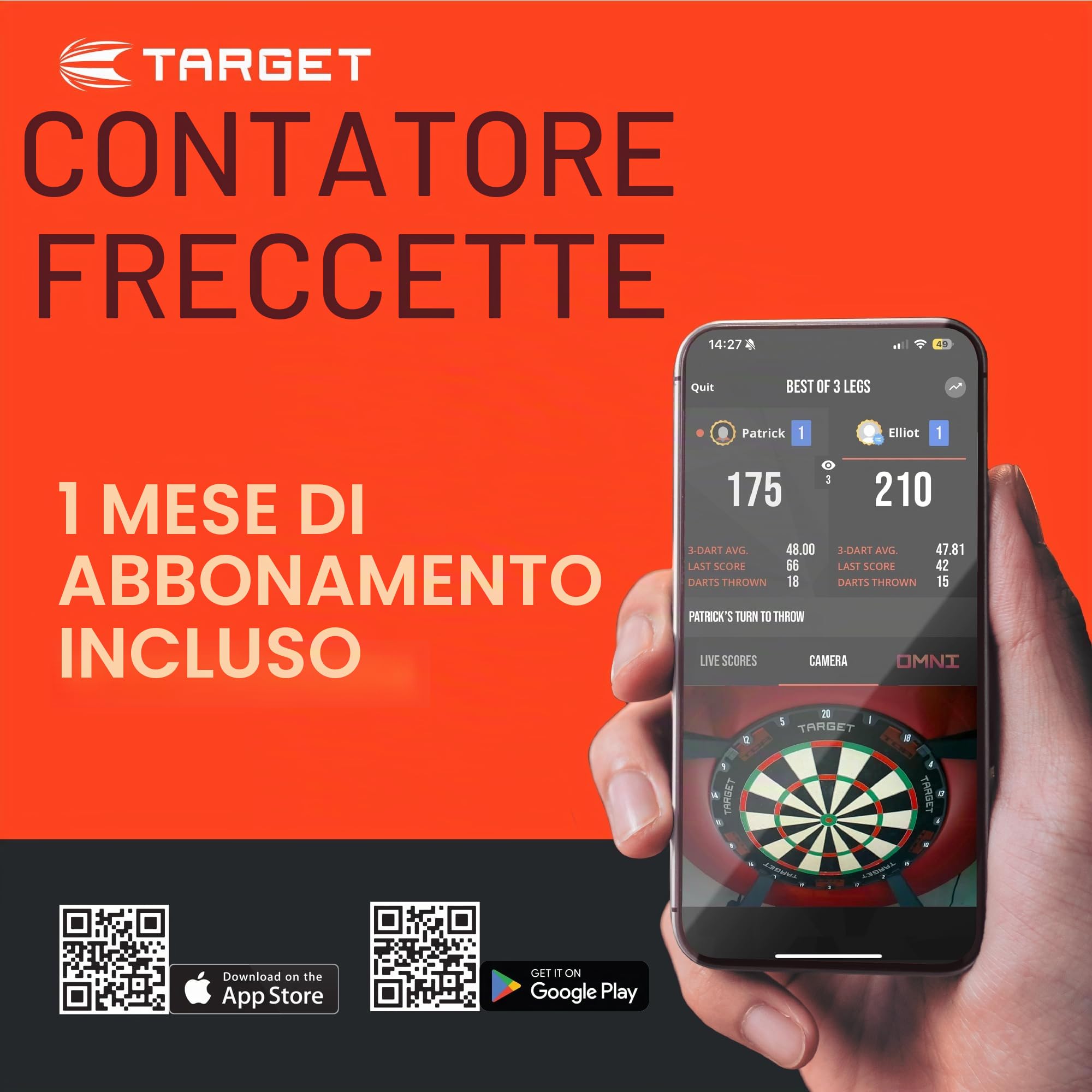 Target Darts Redux Set di Freccette con Punta Morbido (Barile 10), 18G | Freccette al 90% Tungsteno, Alette PRO Ultra N. 6, Aste PRO Grip Tag, Punte Pixel | Set di Freccette Professionali