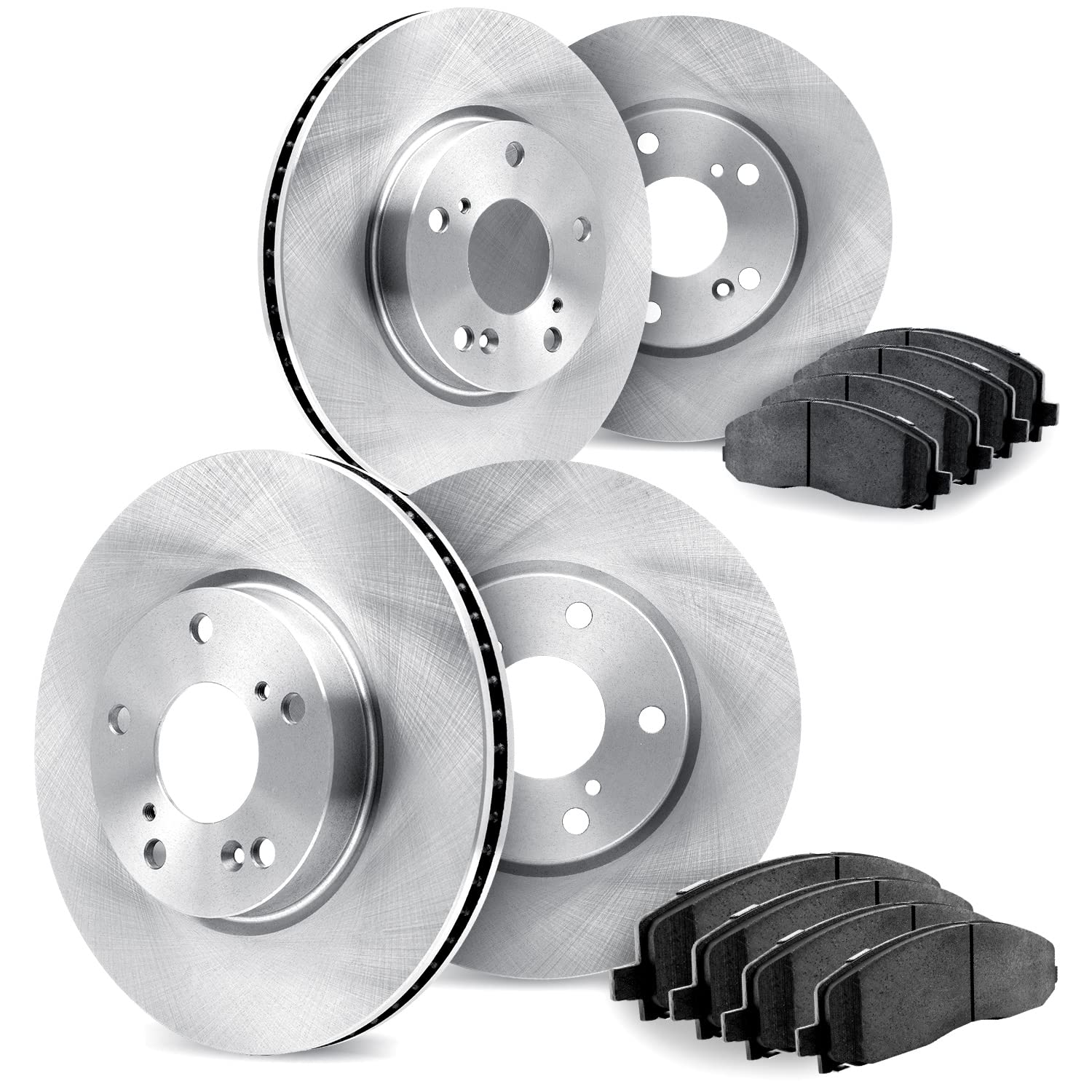 Dynamic Friction Company Brake Kit For 1975 Renault R15; 1975-1979 Renault R17| Front and Rear 5000 Advanced Brake Pads and Rotors Kit