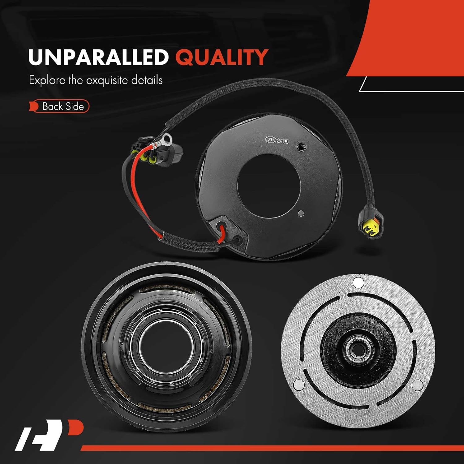 A-Premium Air Conditioner AC Compressor Clutch Kit Compatible with Hyundai Tucson 2019 2020 2021 2.0L