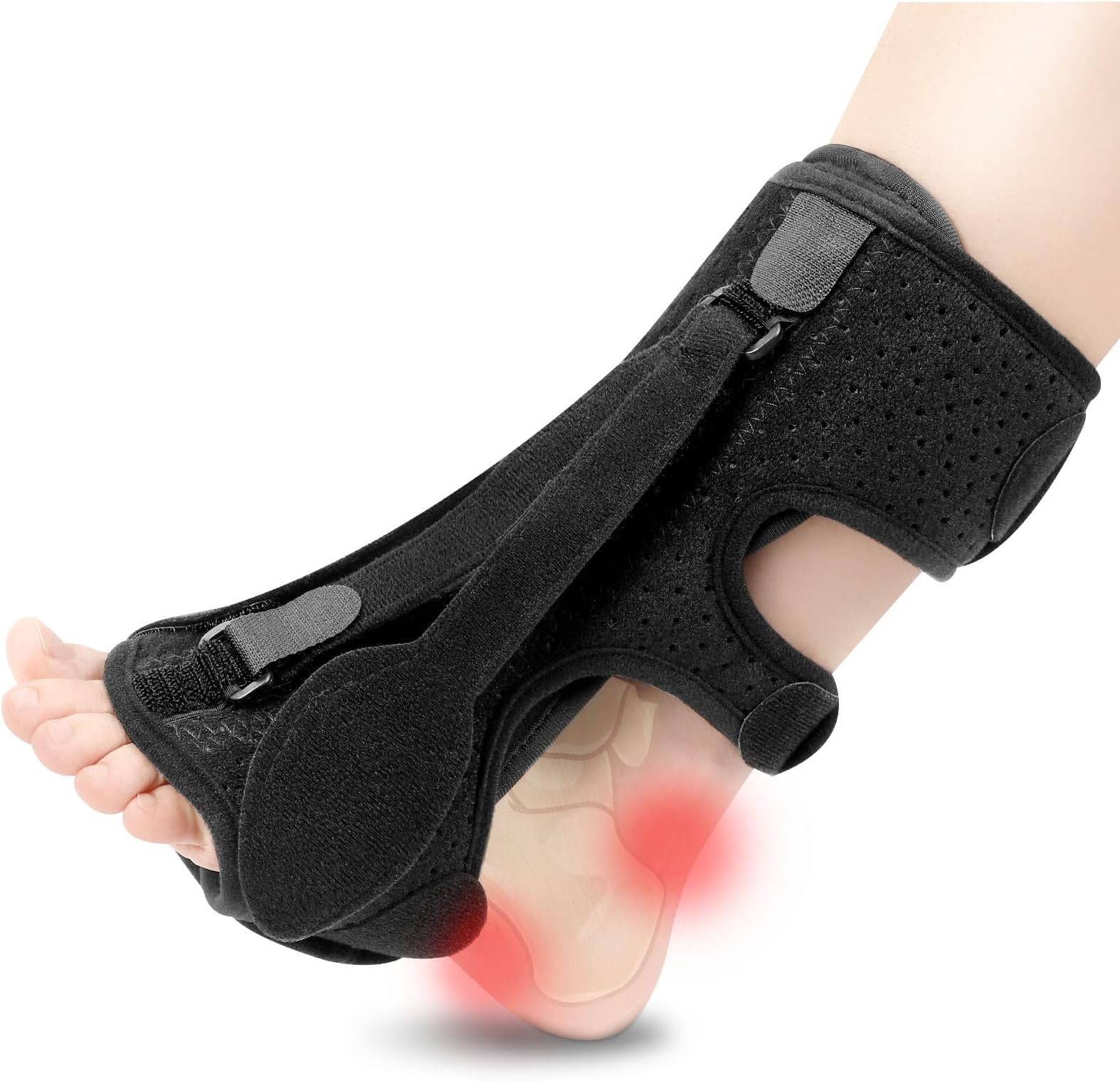 Upgrade Plantar Fasciitis Night Splint (Deep Black)