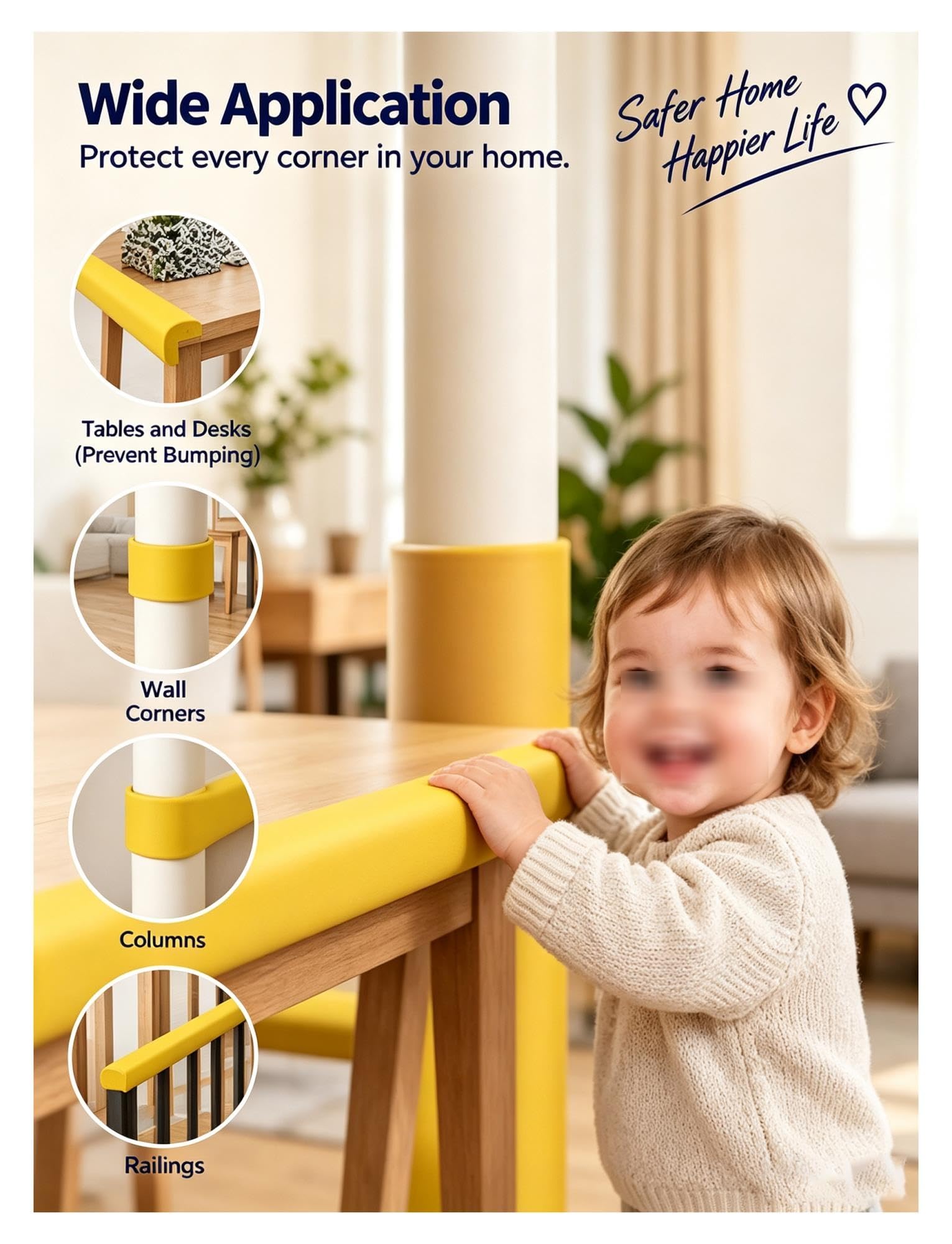 Protector de Bordes en Espuma NBR, Forma L, Rollo de 2m, Resistente al Agua