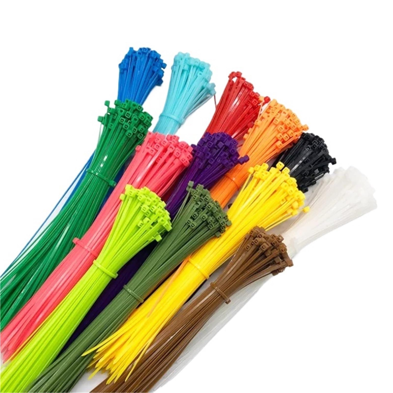 Gbrcen Black Cable Ties Colorful Self-Locking Nylon Cable Ties