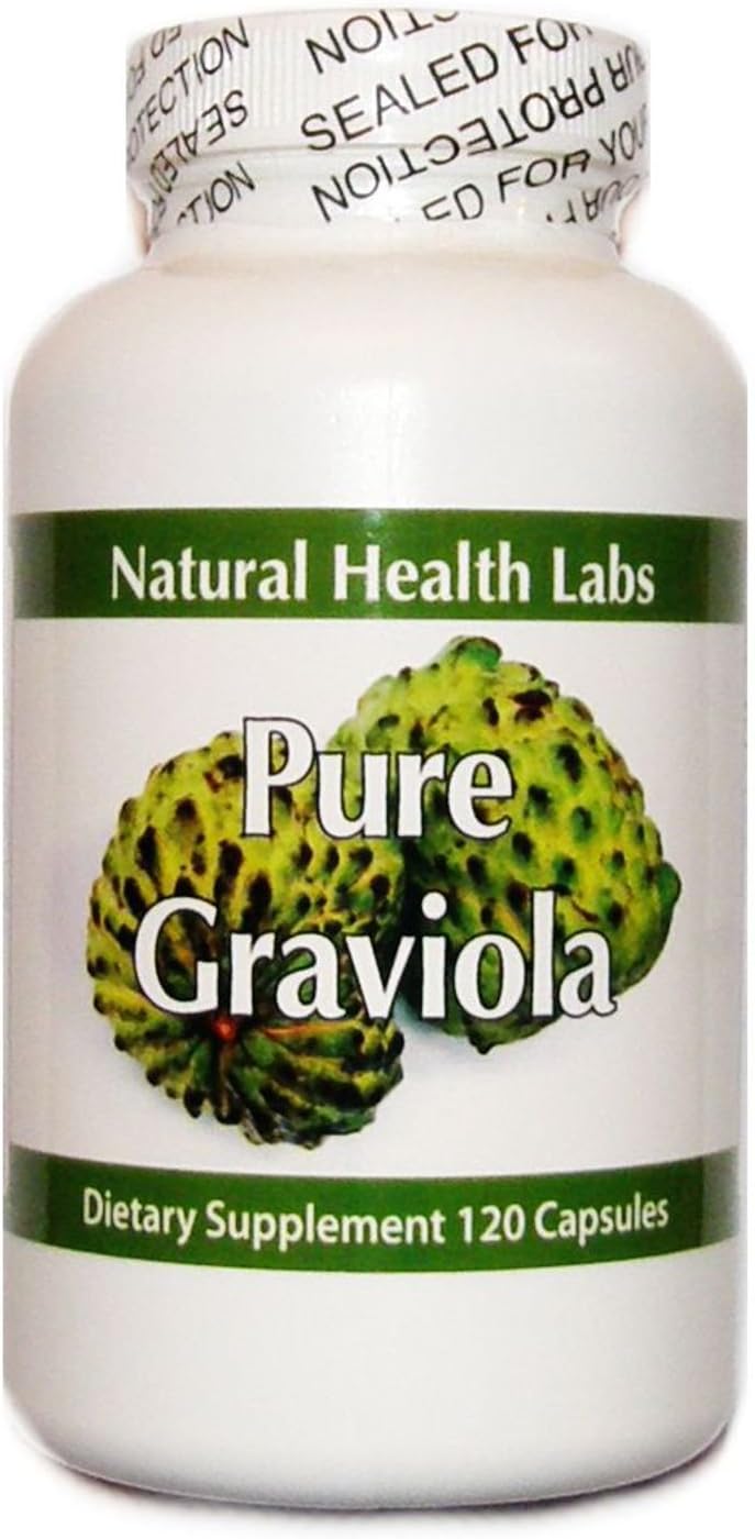 Graviola 1000mg Serving Size, 120 Capsules One Bottlec