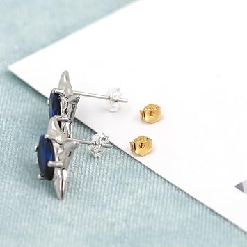 20PCS/10Pair 18K Gold Plated Earring Backs for Studs, 925 Sterling Silver Earring Backs Replacements,No Fading Secure Hypoallergenic Secure Earring Backs (3.5x3.5x2mm, Gold)