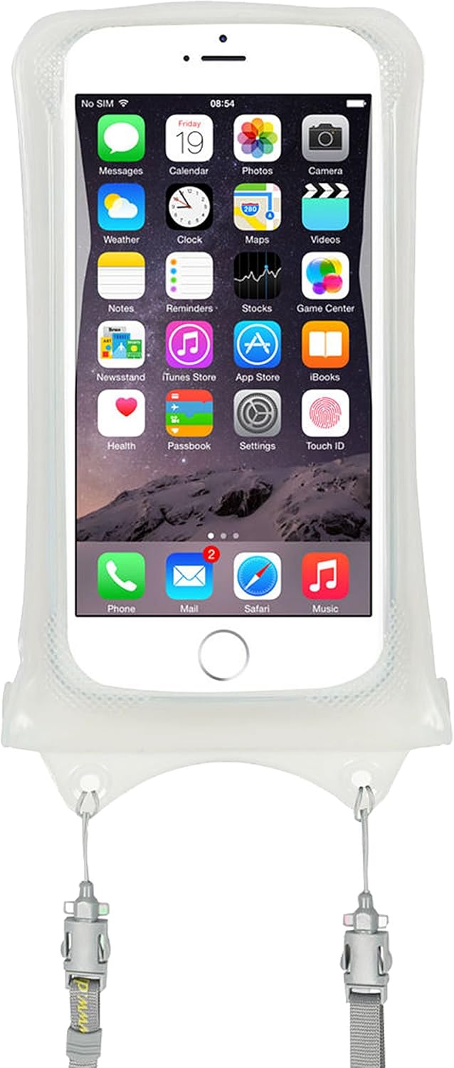 AquaVault 100% Waterproof Floating Smart Phone Case & Money Pouch – Fits All Phones – Made from Premium Heavy Duty PVC for Added Drop Protection – Includes Adjustable Neck Strap. White AquaVault 100% Waterproof Floating Smart Phone Case & Money Pouch – Fits All Phones – Made from Premium Heavy Duty PVC for Added Drop Protection – Includes Adjustable Neck Strap. White