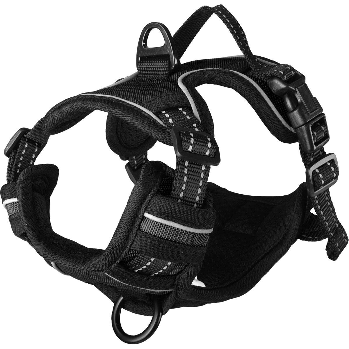 Flamingo Dog Harness Balou Black XS 25-45cm 30-45cm 15mm