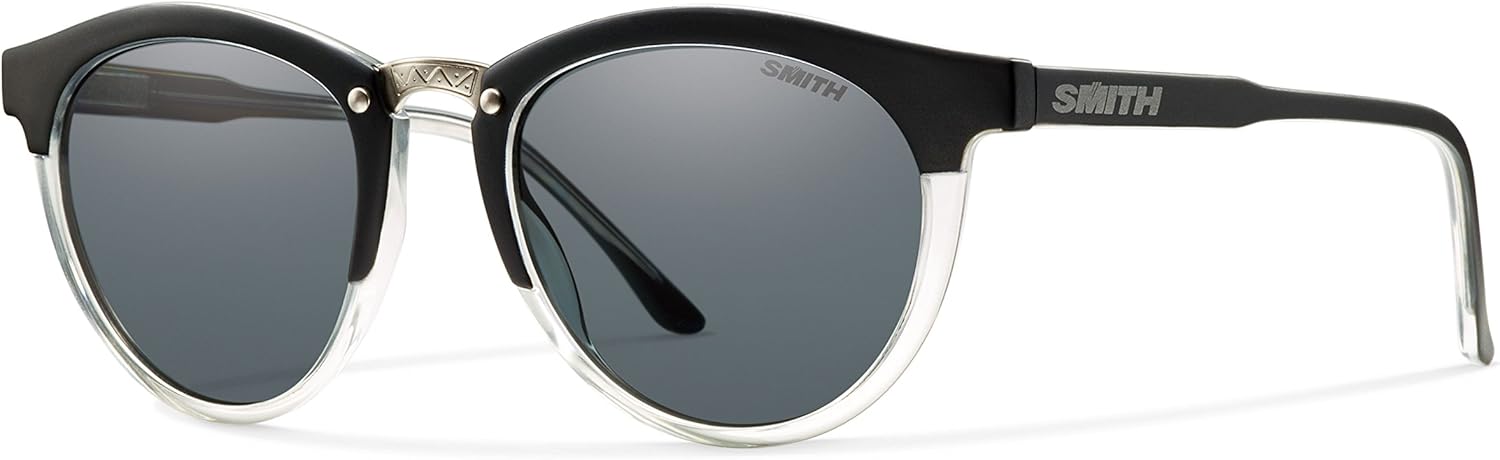 Questa Carbonic Sunglasses, Matte Black Crystal/Polarized Gray, Smith Optics Questa Carbonic Polarized Sunglasses