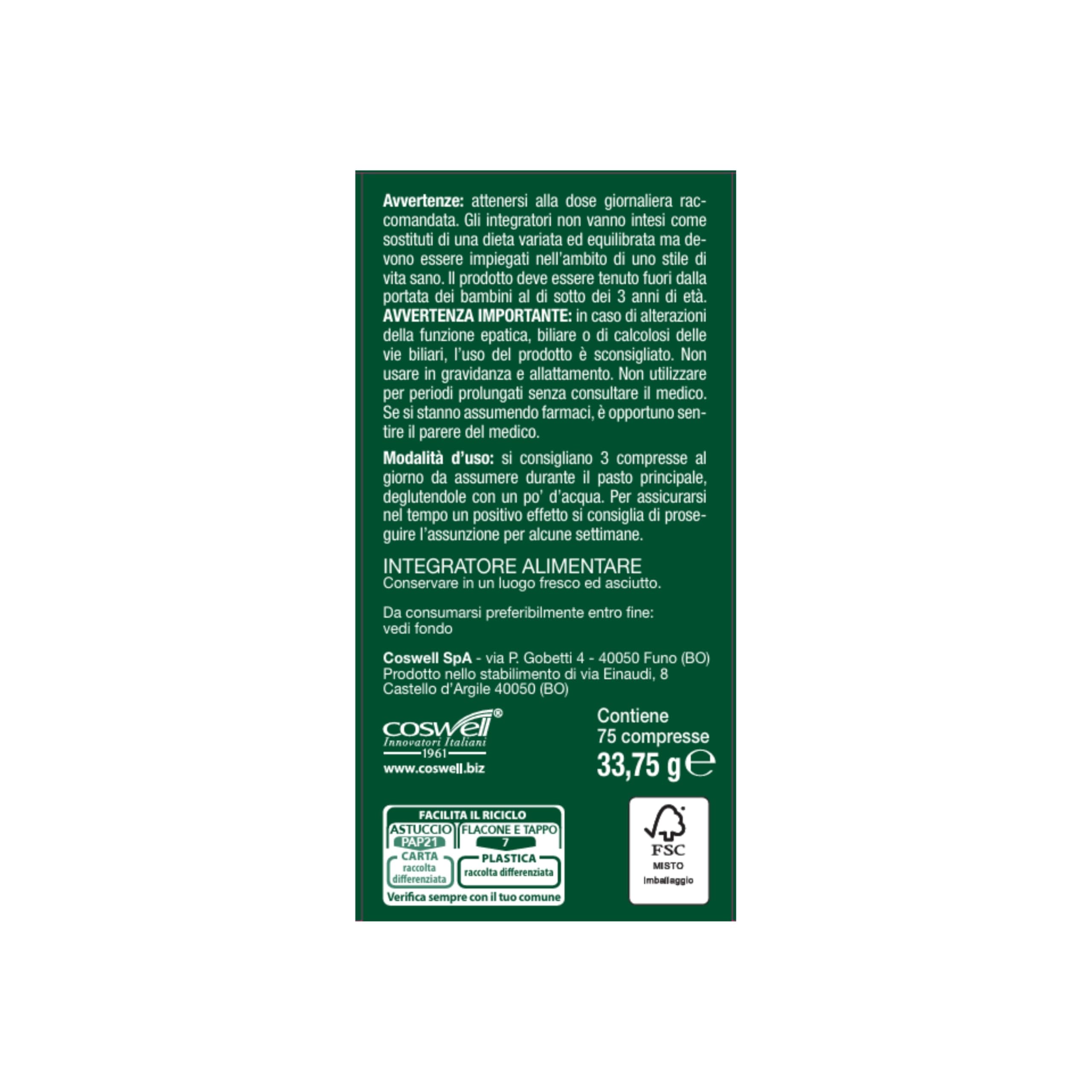 L'Angelica, Integratore in Compresse Curcuma e Pepe, Azione Antiossidante, Senza Lattosio, Senza Glutine, Formato: 75 Compresse