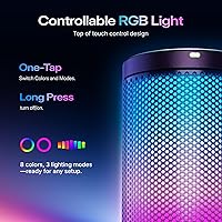 Vista 6 de MAONO Micrófono USB para juegos, Micrófono condensador con cancelación de ruido con silencio, ganancia, monitoreo, micrófono de brazo de boom