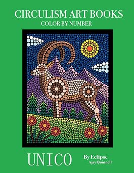 Unico - Color By Number Circulism Book Superior paper edition