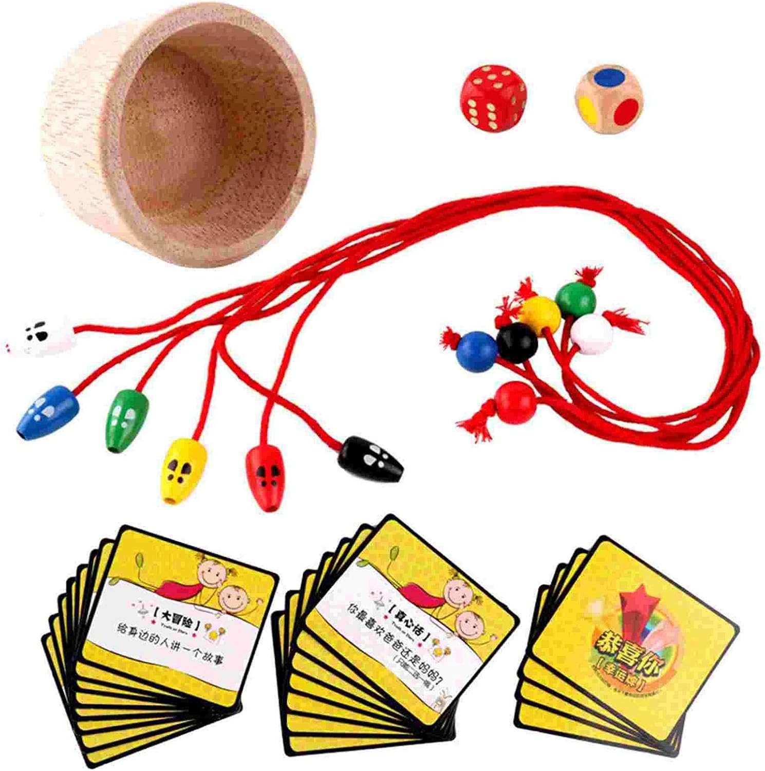 Buy Glueckind Wooden Mouse Catching Game Cat Catch Mouse Desktop Game Creative Children Interactive Wooden Toys Exercise Reaction Online In Usa B08sk8brjy