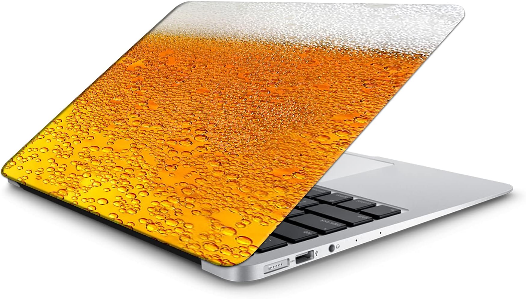 DwellAmor Bubble Fizz Design Vinyl Laptop Skin/Sticker/Cover/Decal for All 14" Laptop Models Laminated HD Quality Self Adhesive Compatible with 14 Inches Laptop,Multicolour [AmorDwell_26]