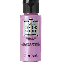 FolkArt Color Shift Acrylic Craft Paint, Pink Pastel 2 fl oz Premium Metallic Finish Paint, Perfect For Easy To Apply DIY Arts And Crafts, 12005