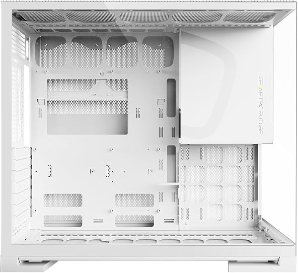 GEOMETRIC FUTURE ミドルタワーPCケース Model 5 White 強化ガラスパネル ピラーレス構造 RTX 40シリーズGPU / 420mmラジエーター搭載可能 E-ATX/ATX/Micro-ATX/ITX規格対応 日本正規代理店品 - 4