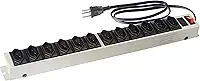 Filtro de Linha Power Line de 12 tomadas em Gabinete Metálico, Multicraft, PL12T