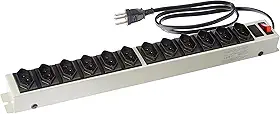 Filtro de Linha Power Line de 12 tomadas em Gabinete Metálico, Multicraft, PL12T