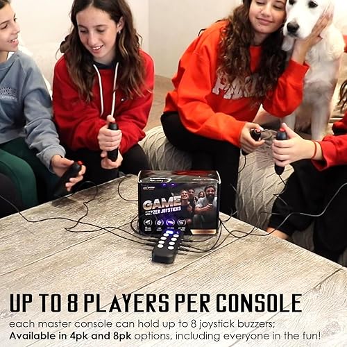 Miniatura 8 de Digital Energy Sistema de juego de zumbador de mano - La consola muestra el primer zumbido - Ideal para juegos de peligro, disputa familiar, trivia