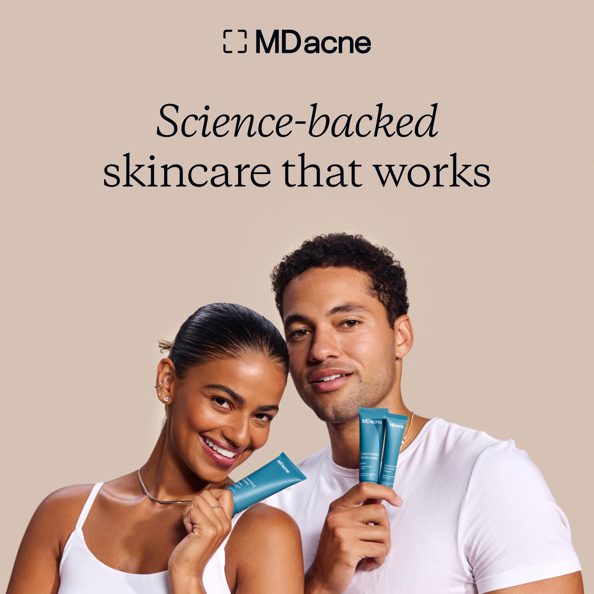 MDacne 3-Step Acne Treatment Kit with Benzoyl Peroxide and Salicylic Acid