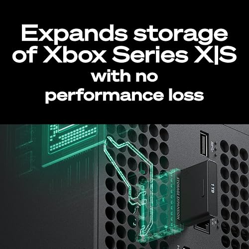Vista 3 de Tarjeta de expansión de almacenamiento Seagate para Xbox Series X S de 1 TB en estado sólido - SSD de expansión NVMe para Xbox Series X S