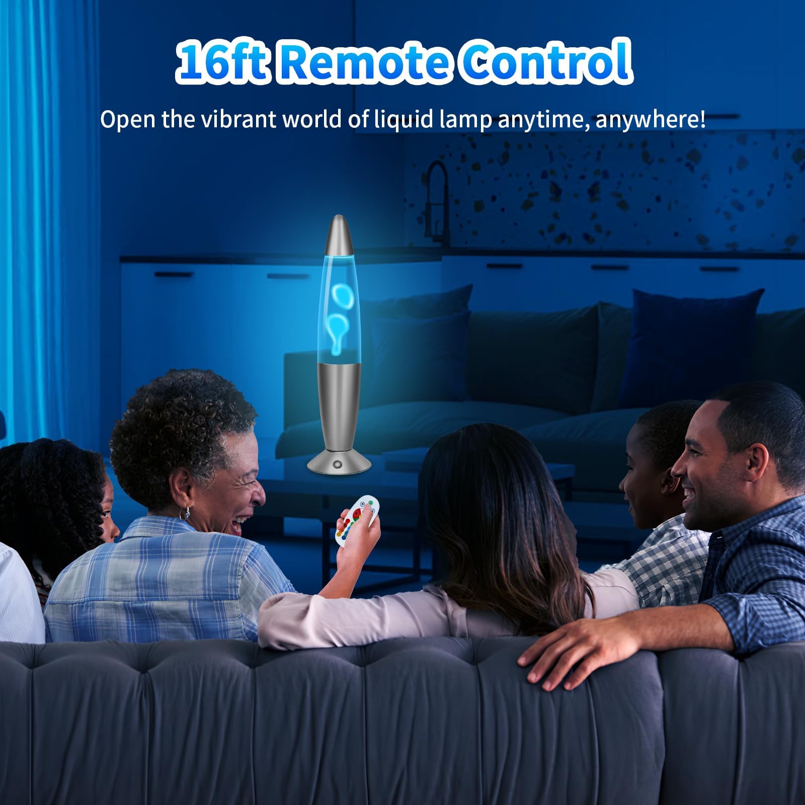 17 Colori Lampada a Movimento Liquido 34cm con Telecomando per Bambini Adulti Decorazione di Casa, Camera da Letto, Ufficio, Regalo per San Valentino Compleanno di Natale
