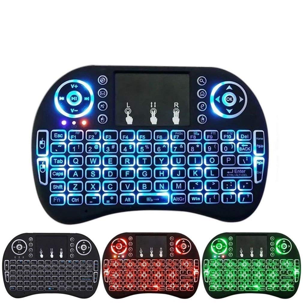 SKPM Mini Wireless Keyboard with Touchpad/Backlit Light & Wireless Mouse Combo-image-38