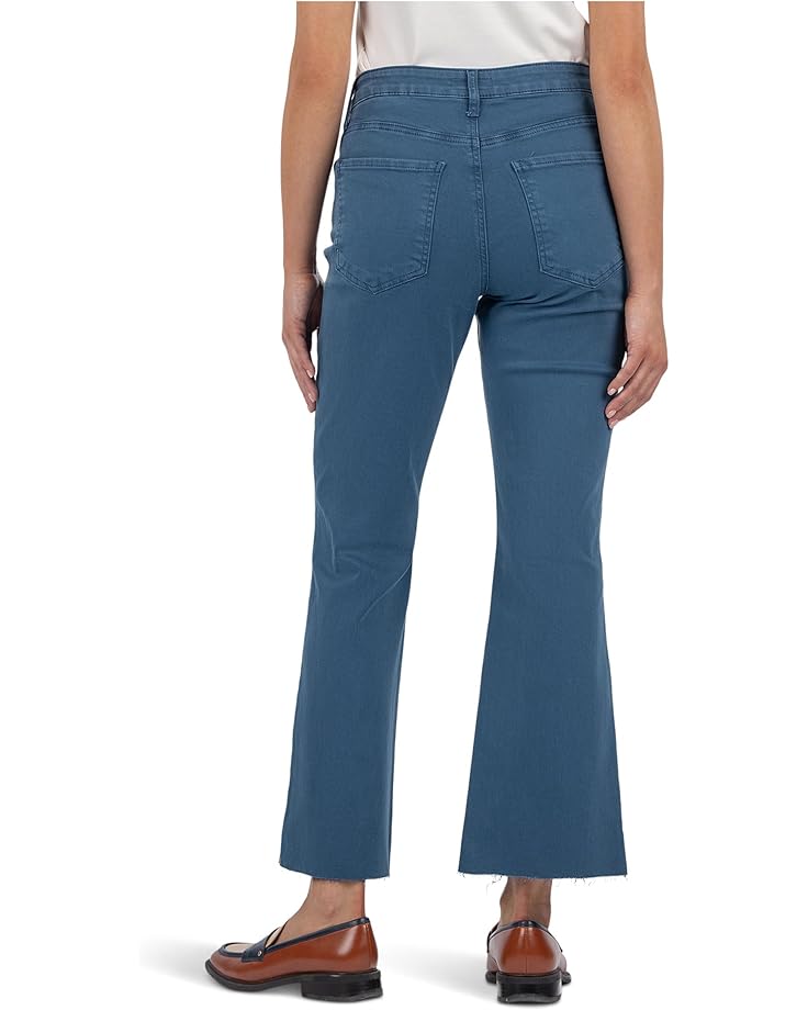 KUT from the Kloth Kelsey High Rise Fab Ab Ankle Flare With Raw Hem - #3 of 4