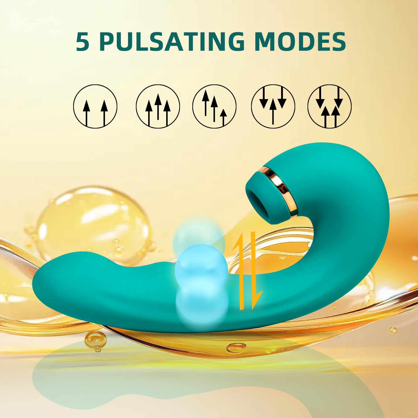 Vibratore Sesso Giocattolo per Donne 3 in 1 Vibratori con 10 Vibratori, 5 Flapping, 5 Modalità Sucking Giocattoli per Adulti Dildo G Spot Vibratore