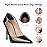 Heel Pads for Shoes That are Too Big, Heel Inserts for Women, Heel Grips for Womens Shoes, Heel Protectors, Heel Cushion Liners for Blisters Loose Shoes, Shoe Fillers (Foam Black 4Pairs)