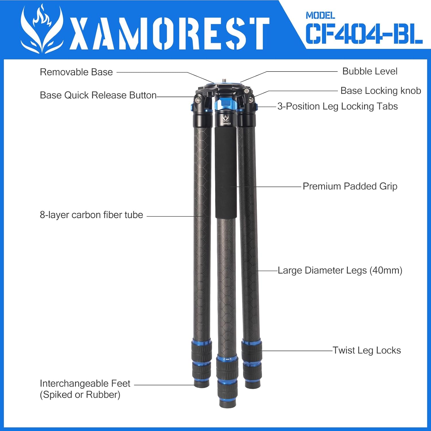 TerraBreaker CF404 Tripod