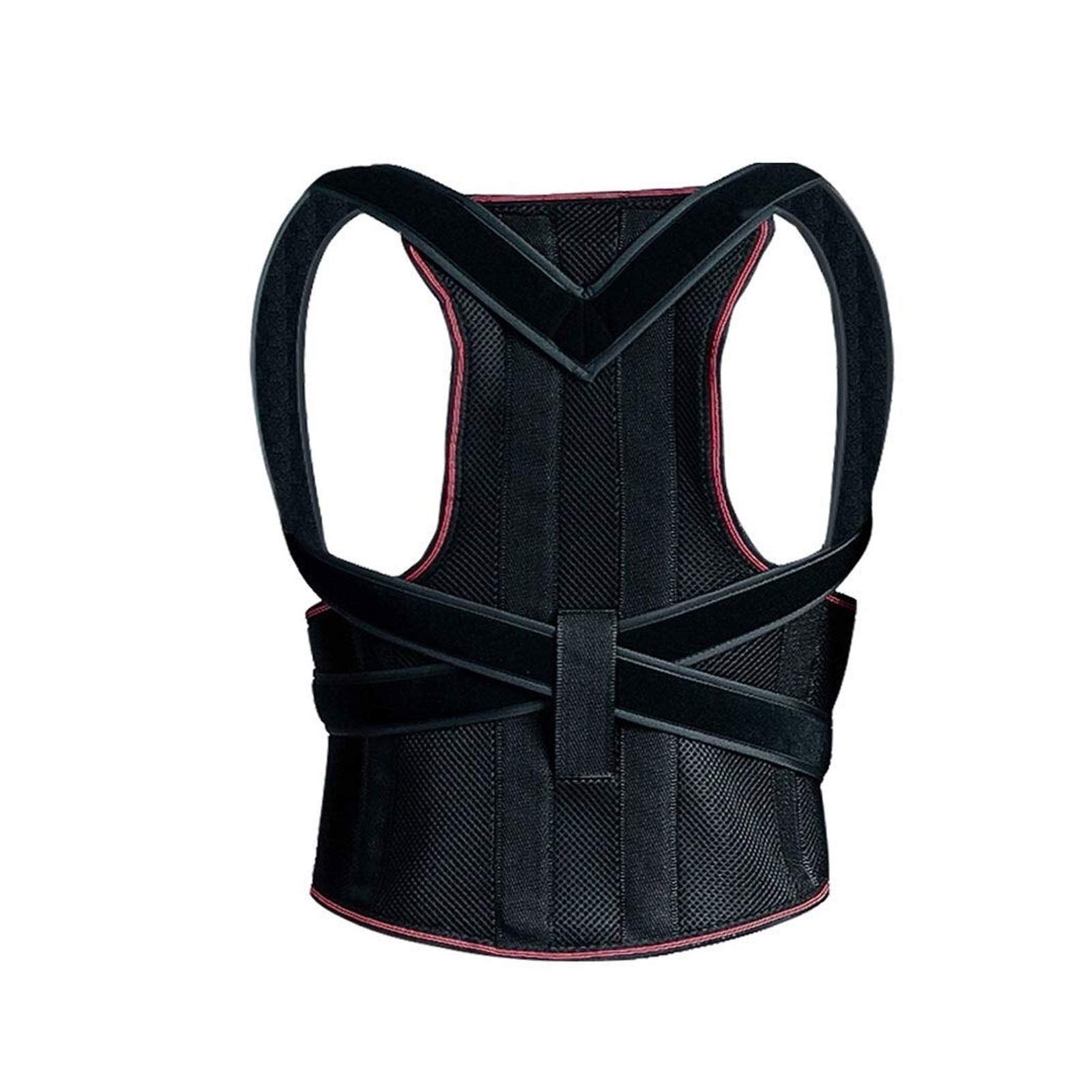 1 Unids Soporte para la Espalda Soporte para la Espalda Soporte para la Espalda Cuello Hombro Alivio para el Dolor en la Parte Superior de la Espalda Correa Correctora de Postura Size :