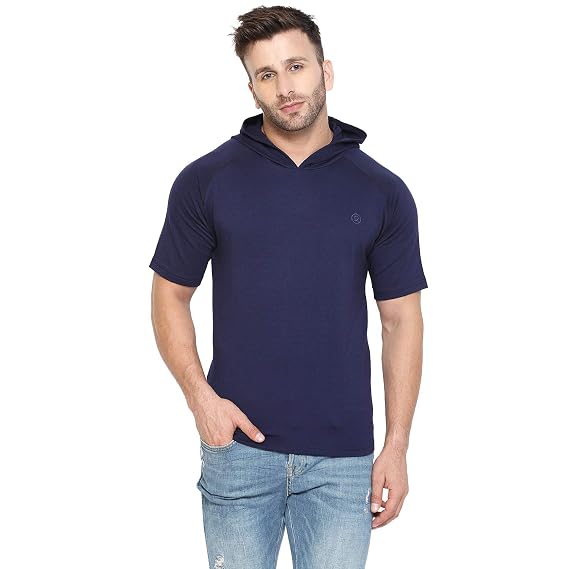 Hooded Sports T Shirt Gym Hoodie 