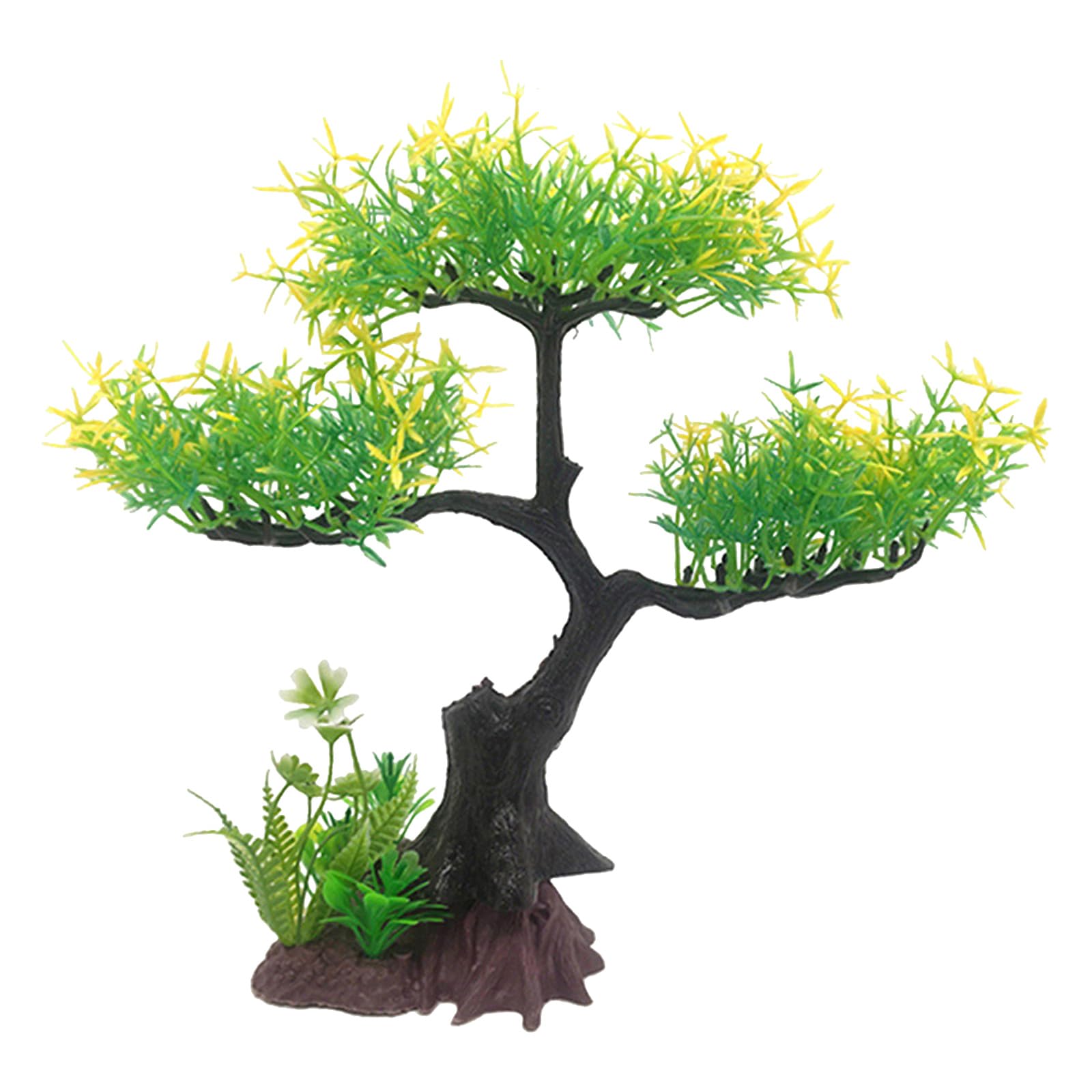 Tsophreniq Simulation Safe Ornaments with Tree for Aquarium Habitats Simulation Aquariums Tree Bettas Fish Bowl Ornaments