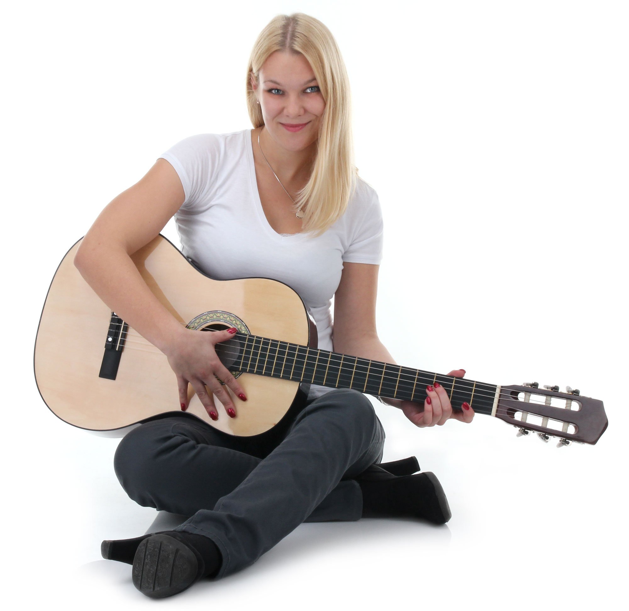 Classic Cantabile AS-851 Pack Guitare Classique 7/8 Nature - Cordes en Nylon d'étude - Guitare de concert idéale pour débutants, enfants - Avec accessoires