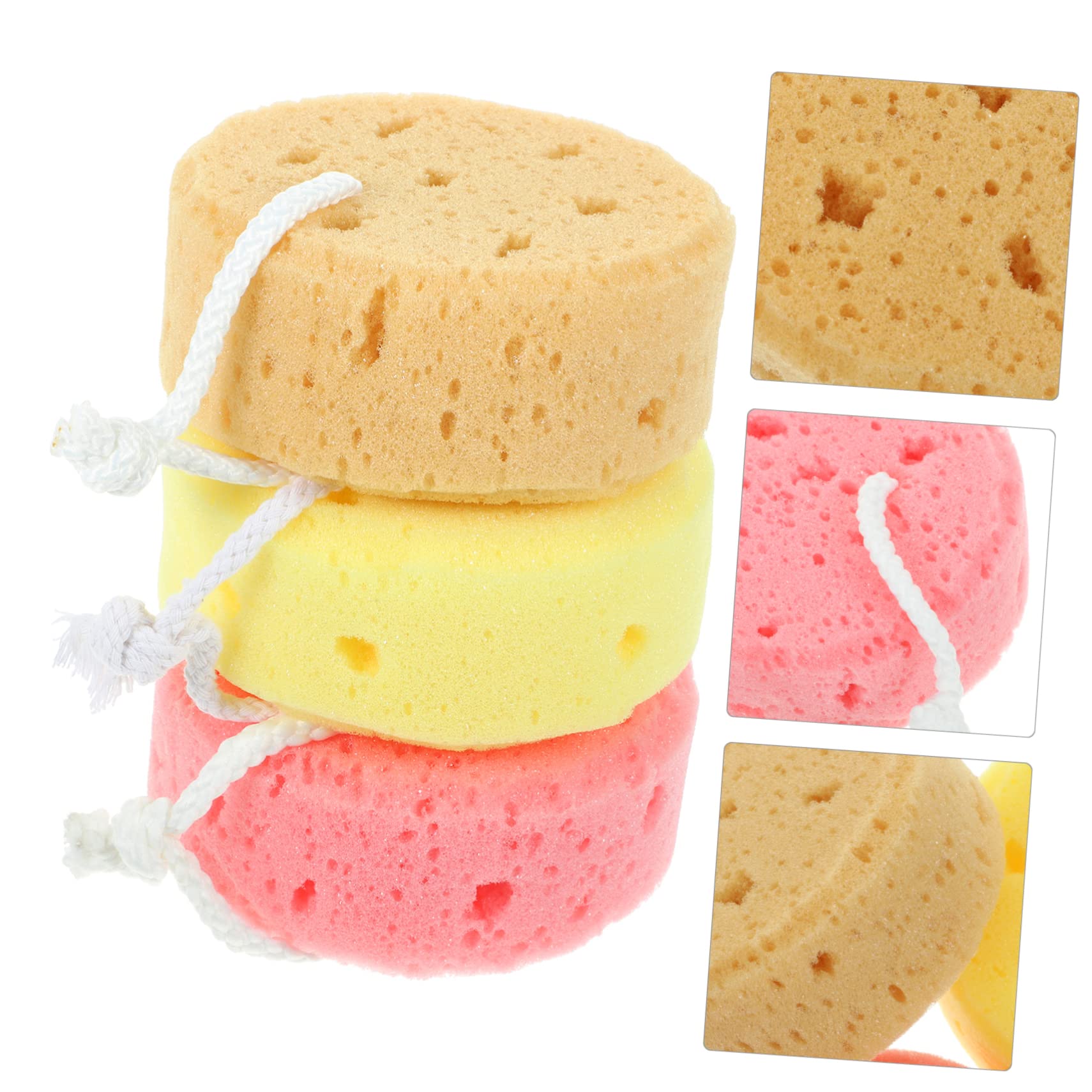 Healvian 12piezas Esponjas De Baño Para Niño Niña Esponja Exfoliante De Diseño De Panal y Ligera Para Baños De Bebés y Adultos