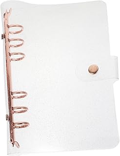 VILLCASE 3 Peças Capa De Fichário De Seis Furos Capa De Fichário Transparente Capa De Fichário Planejador Protetor De Livro Protetores De Livro De Plástico Capas De Livro De Bolso